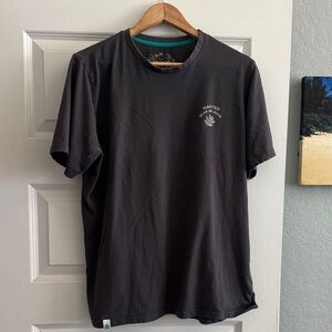 Men's Black Short-Sleeve Graphic Tee - Casual Crew Neck